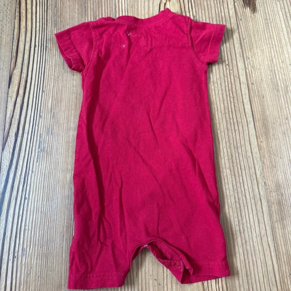 Wes and Willy Romper Kids Crimson Alabama Crimson Tide Graphic SIZE‎ 6M